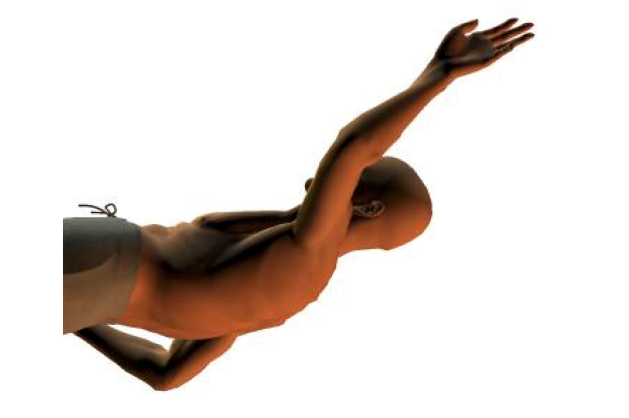 A steady backstroke arm technique helps to make the stroke smooth and efficient