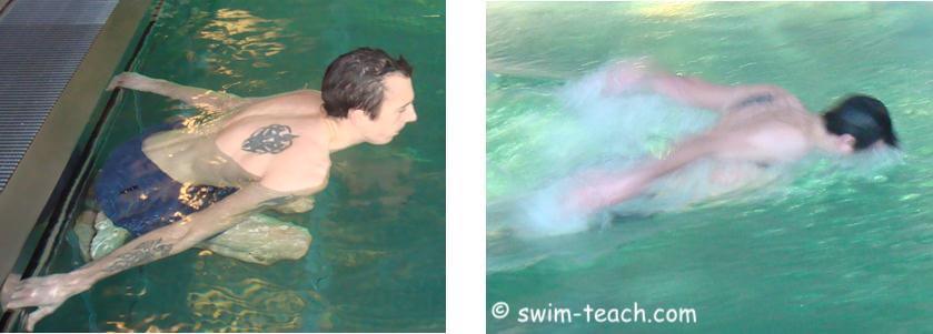 Butterfly drill for arm pull technique