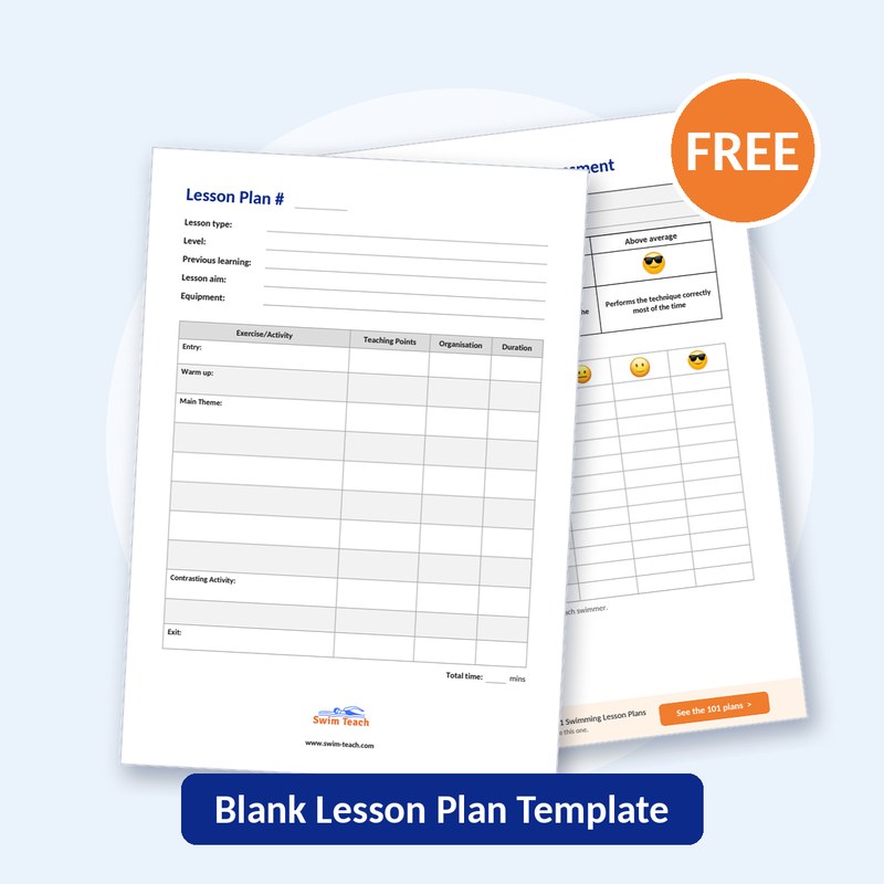 free blank lesson template