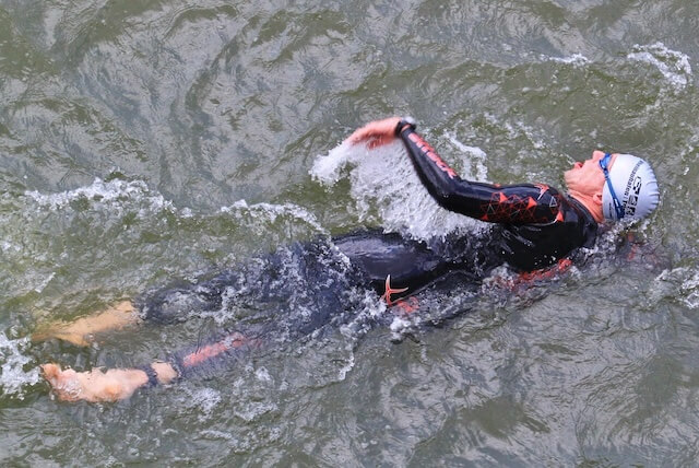triathlon swimmer